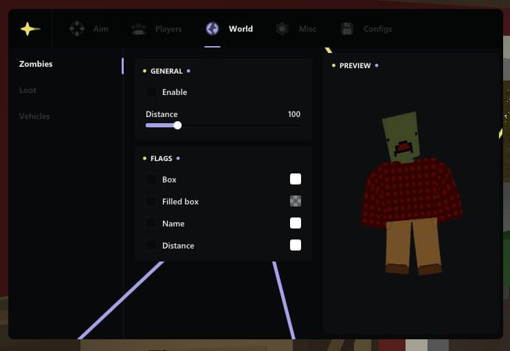 Скриншоты меню Unturned